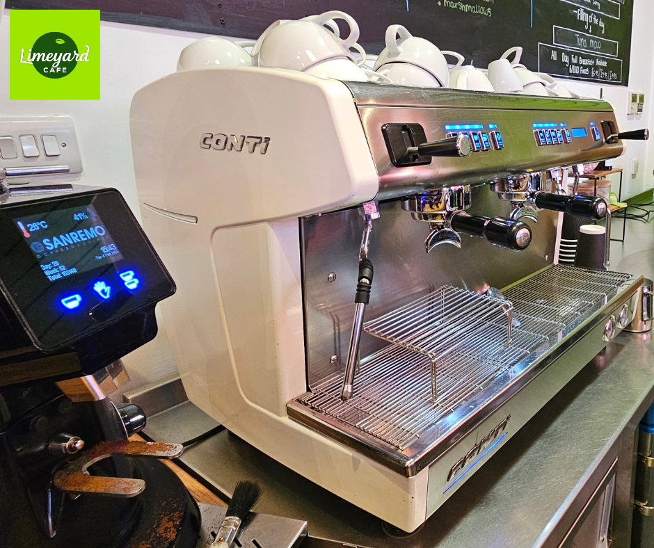 Limeyard cafe coffe machine